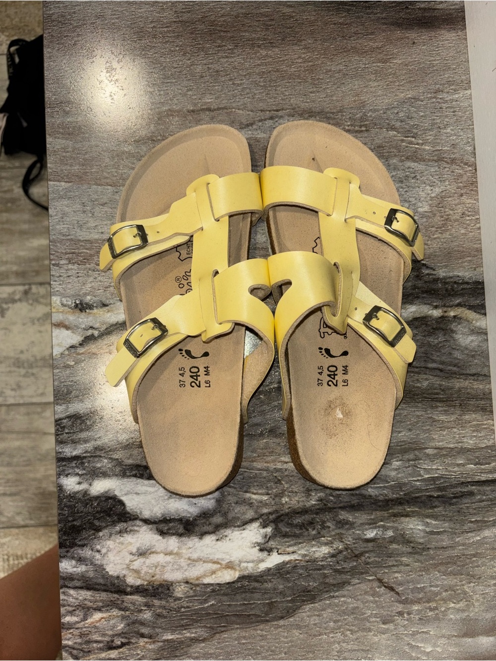 NEW Butter yellow Birks - Picture 4 of 6